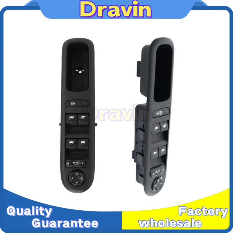 

Новый 96650620ZD 96650621ZD передний левый переключатель управления подъемом окна для Citroen C4 2011-2015 Peugeot 3008 5008 2009-2016