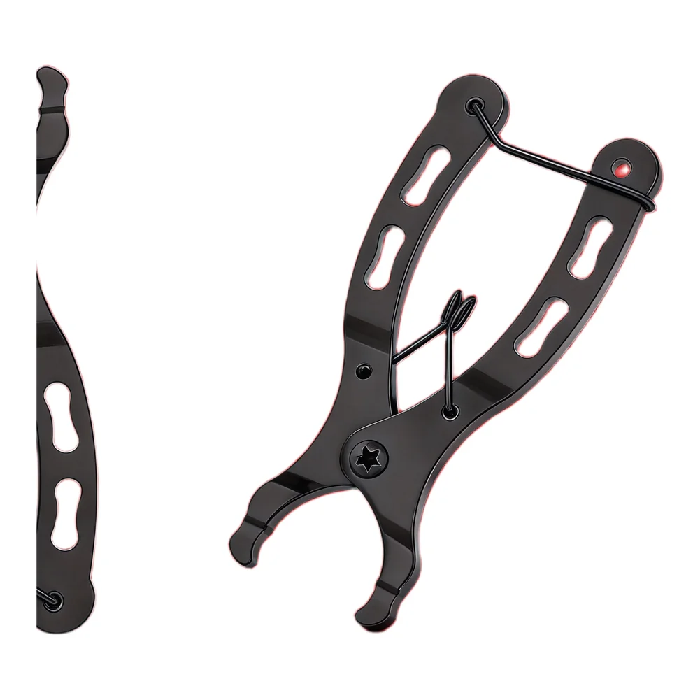 Bicycle Chain Repair Plier for Removing and Installing Links on Bike Chains with Compact Two-Way Buckle Function