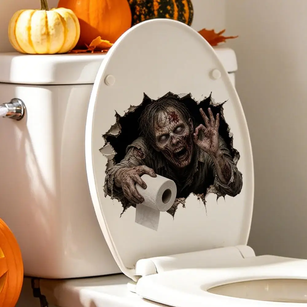 Halloween Wall Stickers Scary Ghost Interior Decoration For Bedroom Living Room Scary Atmosphere Bar Party Spooky Decoration