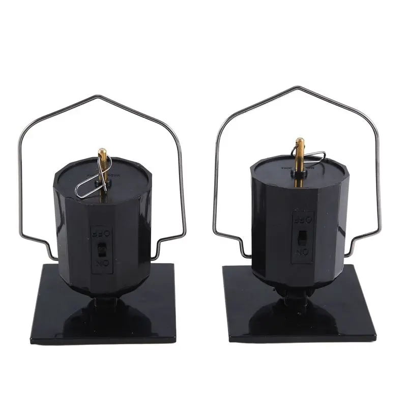 A84E-Solar Hanging Display Motor Rotating Small Motor Solar Energy Wind Spinner Motor Multi-Purposes Rotatable Hook 8Pcs