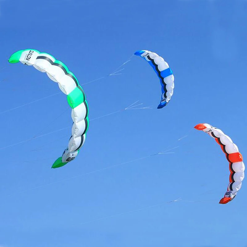 spedizione gratuita doppia linea power kite parafoil kitesurf kitesurf attrezzature aquiloni per adulti aquiloni professionali paracadute aquilone