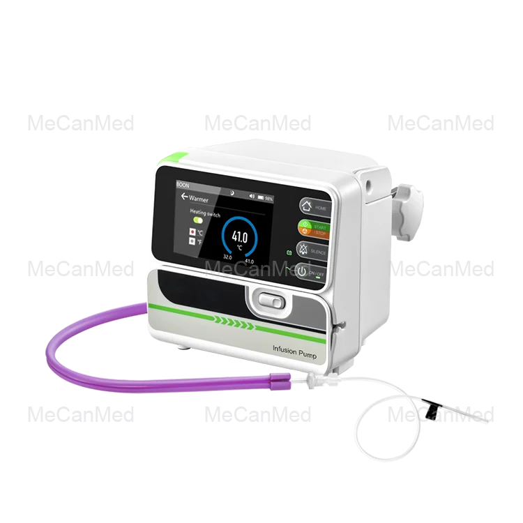 3.5 Inch Touch Screen Drug And Blood Transfusion Infusion Pump Bubble Visual Audible Alarm Infusion Pump