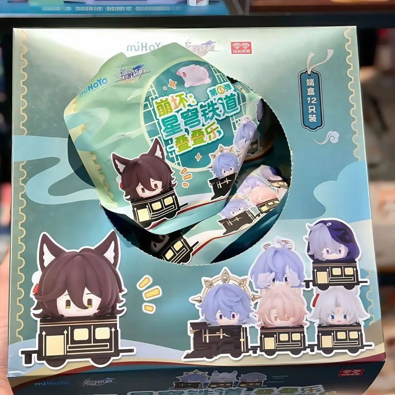 

Hot Mihoyo V3 Official Genuine Honkai Star Rail Stackable Figures Trendy Blind Box Toy Figurine Desktop Decoration Gift Ornament