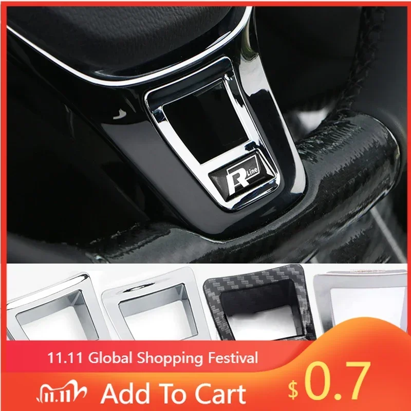 

Наклейка на руль с логотипом R-Line для автомобилей Volkswagen Polo, GTI, Golf, Passat, Jetta, Santana, Scirocco, Tiguan A