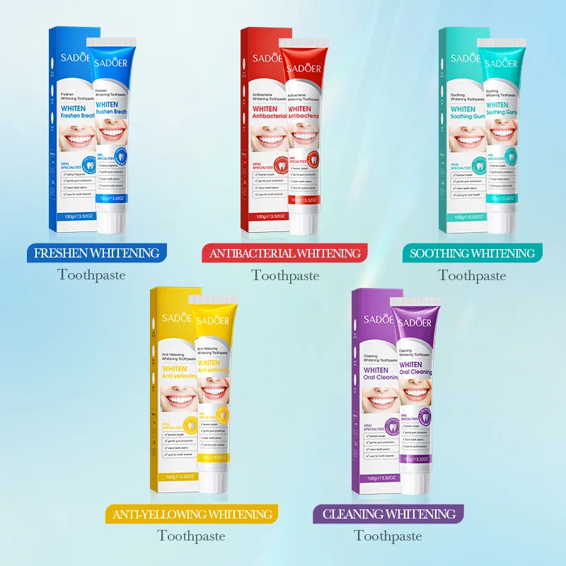 

Relaxing Whitening Toothpaste Deep Cleaning Toothpaste for Strong Teeth Dental Care Oral Hygiene