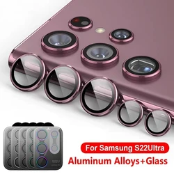 For Samsung S26 Ultra Camera Lens Protector Aluminum Alloy Metal Tempered Glass Camera Film For S23 24 25 Ultra 5G Accessories