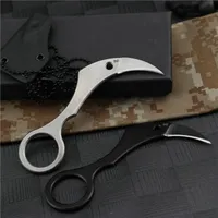 Military Knives Utility Outdoor Hunting D2 Steel Tactical EDC Tool Karambit Knife for Camping Hunting Survival Outdoor Mens