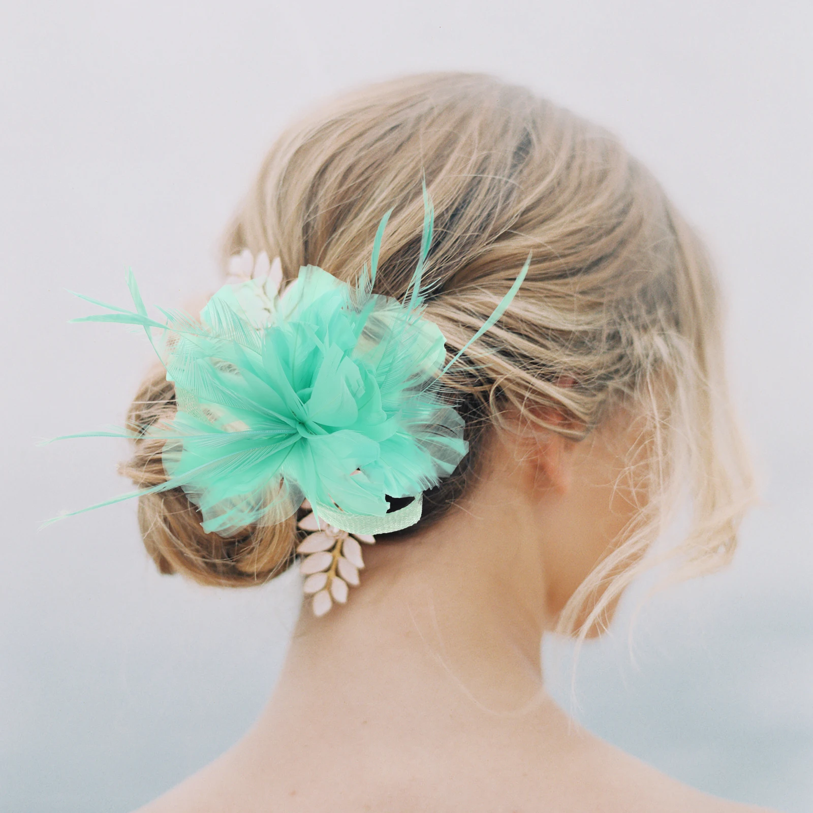 

Headdress Hair Clip Clips for Tiny Hat Short Accessories Decor Toddler Western Woman Fascinator
