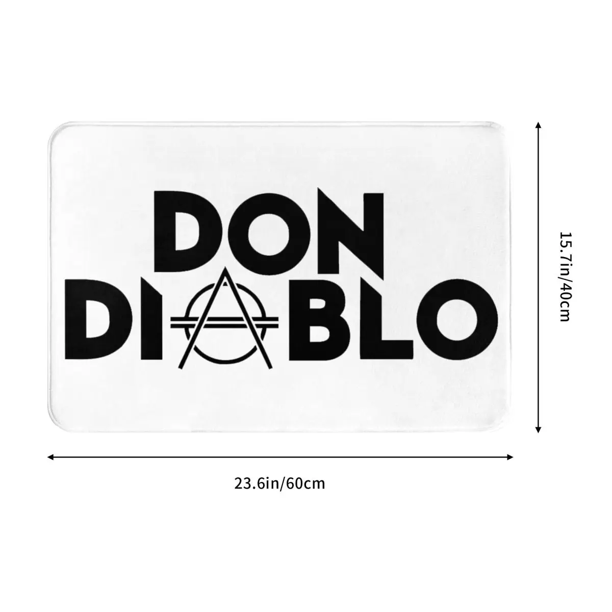 Don Diablo Non-slip Doormat Floor Mat Dust-proo Carpet Rug for Kitchen Entrance Home Balcony Footpad Mats