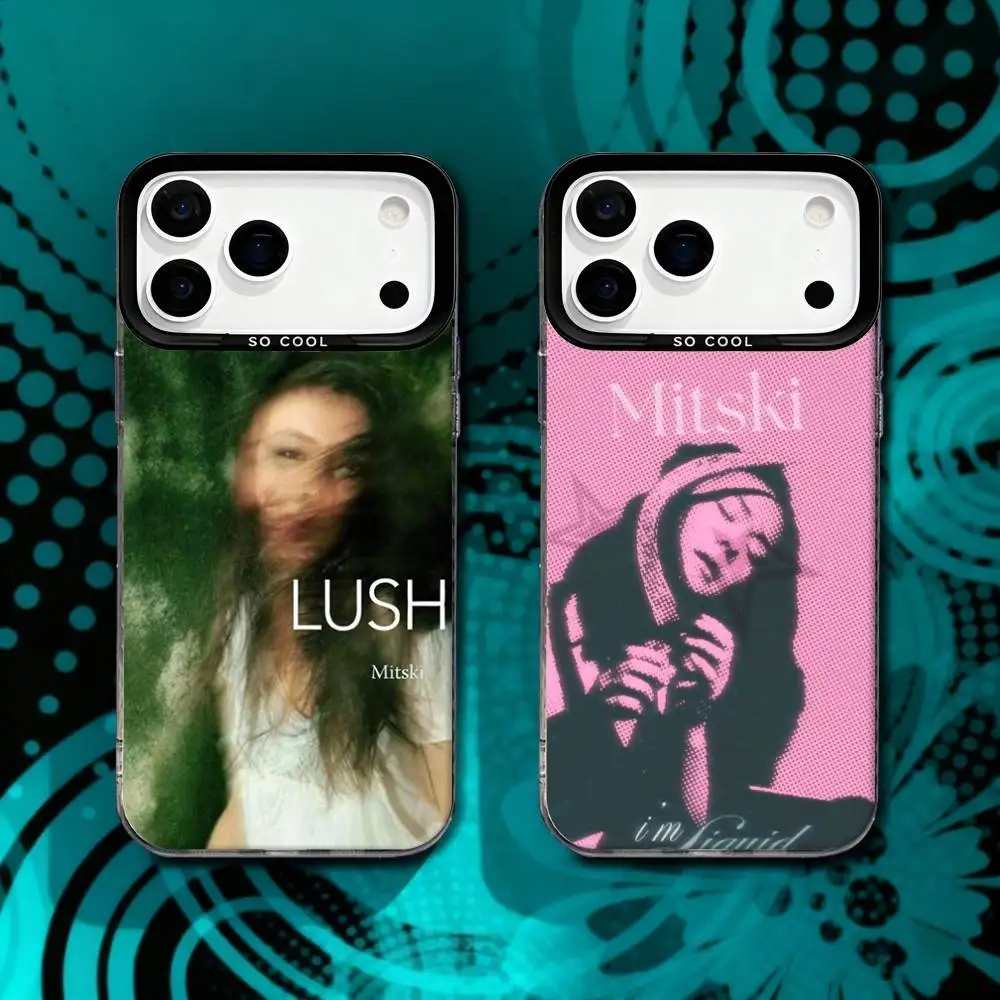 

Singer Mitski Laurel Hell Phone Case For iPhone 17,16,15,14,13,12,X,8,Pro,Max,Plus,SE4,Air,Mini HD Black IMD Matte