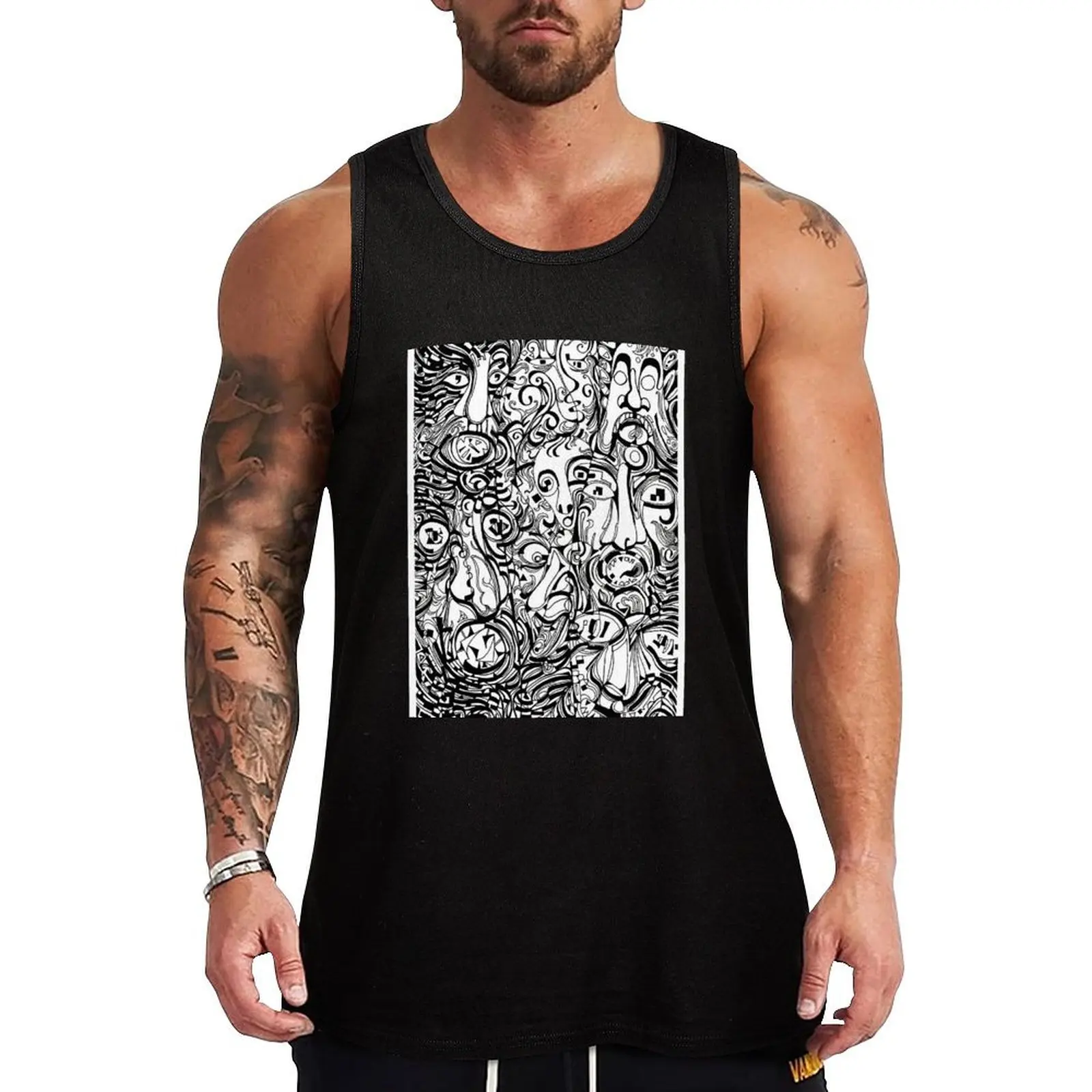 Pareidolia 2016. Tank Top Comfort Basic Tank Top Cotton Sleeveless Daily Shirt