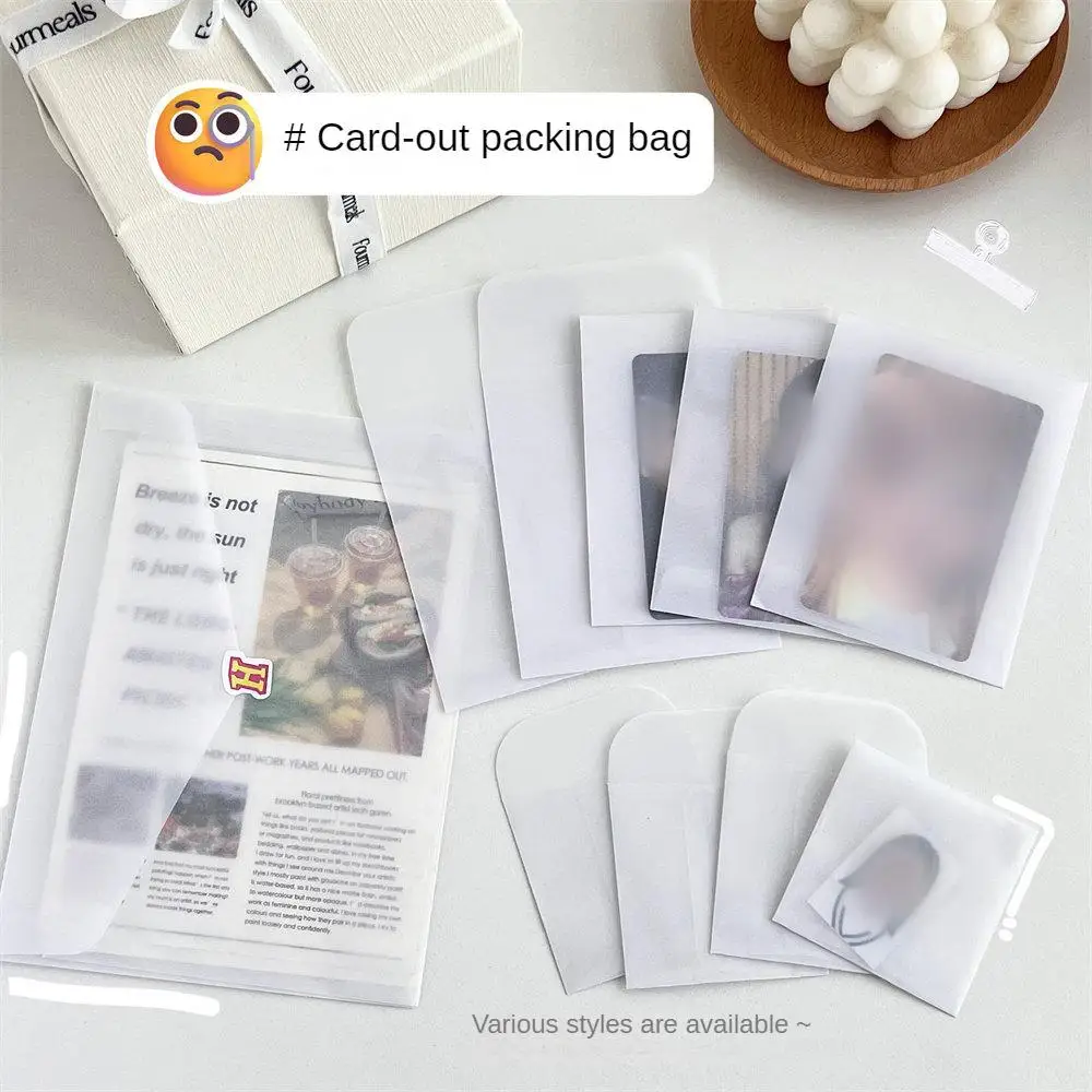 1~10PCS lot Custom Envelope Semi-transparent Sulfuric Acid Paper Envelopes Set Vintage Wedding Invitation Envelopes For Cards