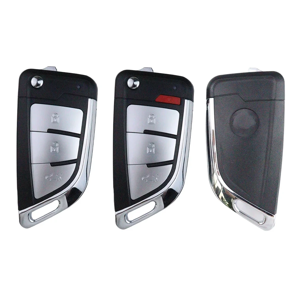 3 4 Bottons Car Key Fob Case Shell Housing for Xhorse Folding Car Key for VVDI XEKF20EN Circuit Board