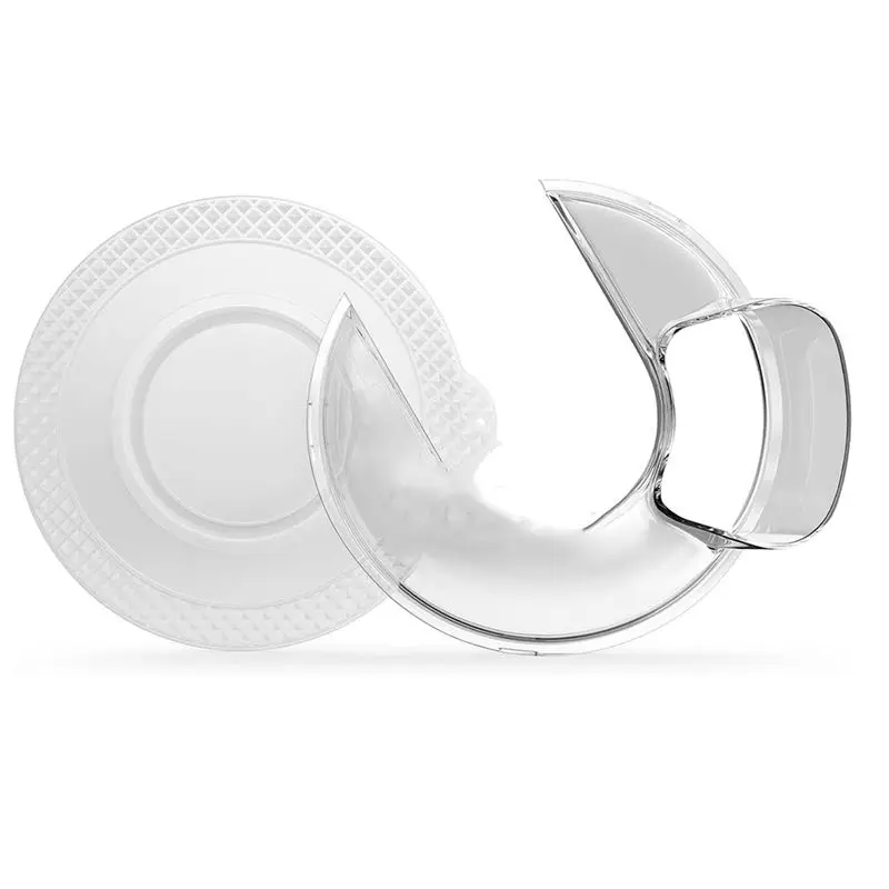 

AEE4-For Kitchenaid 6-7 Quart Tilt-Head Stand Mixers, Secure Pouring Shield & Mixers Bowl Covers Mixer Splatter Guard Lids