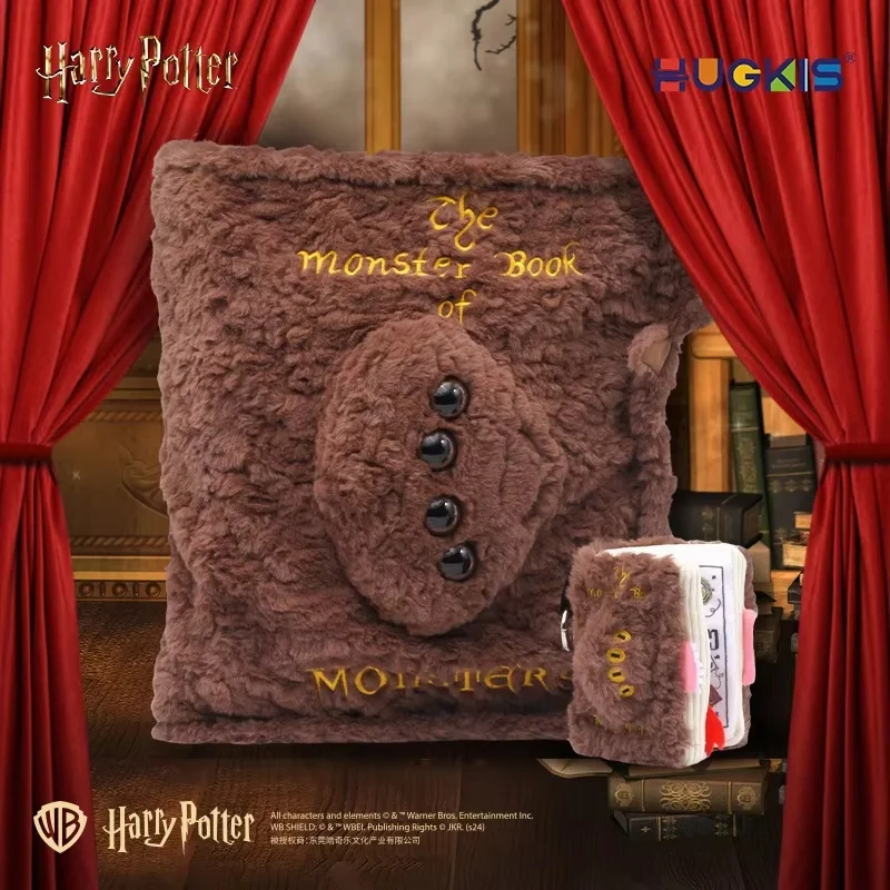 Hugkis Harry Potter El Libro Monstruo Peluche Mágico de Hogwarts, Almohada Colgante, Bolsa con Cremallera, Regalo para Fans Adultos, En Stock