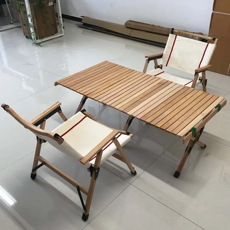 Picnic BBQ Table and Chair Set Outdoor Folding