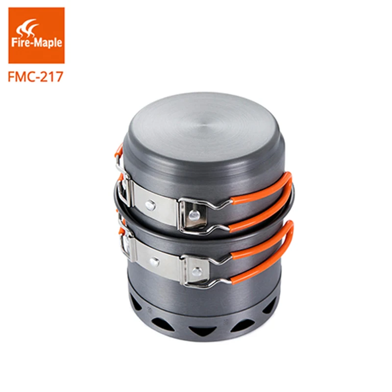 Fire Maple Camping Cooking Set Pot Pan 0.9 L Portable Outdoor Travel Picnic Cookware Aluminum Alloy Pot FMC-217