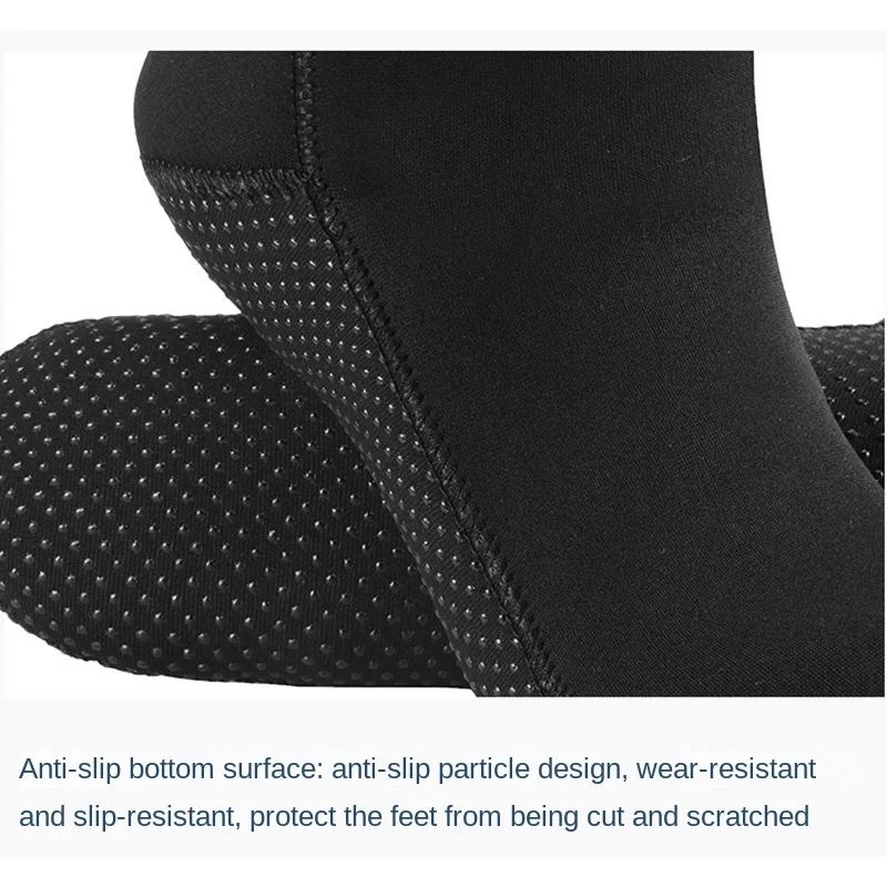 5mm Neoprene Diving Socks Wetsuit Surf Shoes Thermal Quick Dry Non-slip Swimming Boots Aqua Shoes Warm Beach Sock For Men Women