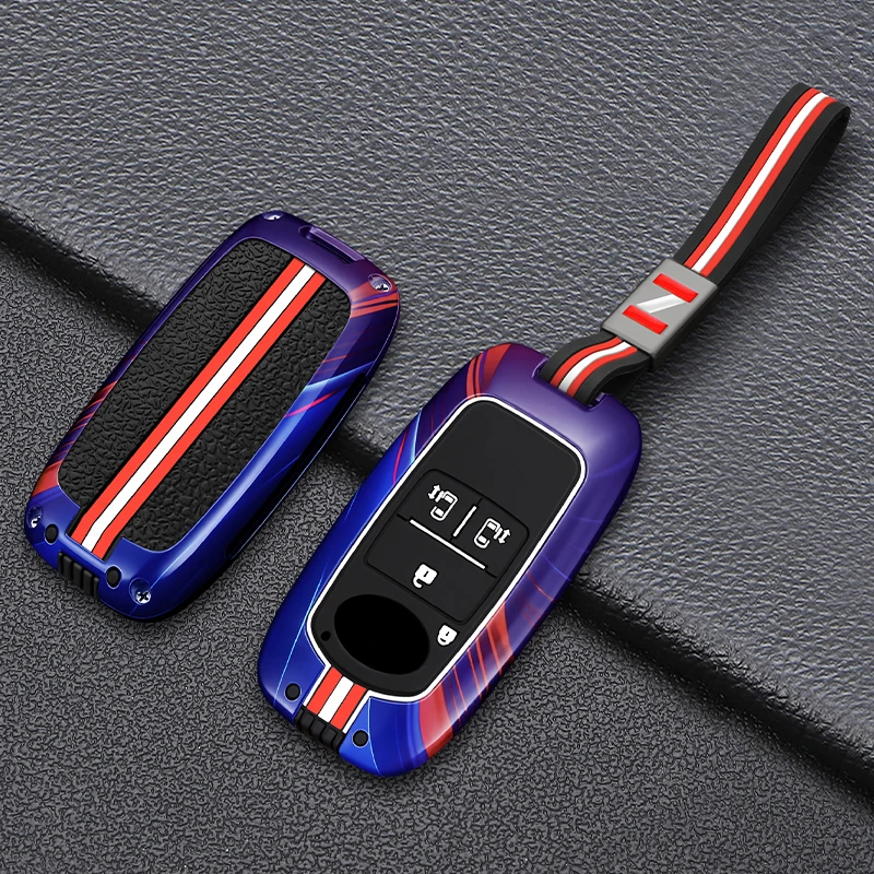 Zinc alloy car key modification shell suitable for Toyota Raize key cover DAIHATSU Rocky metal shell buckle interior accessories