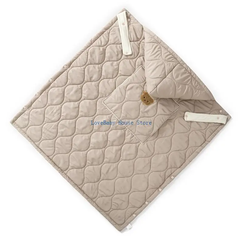 

BX0D Infant Blanket Trend Newborns Strollers Cover Blanket Multifunctional Baby Strap Waist Stool Warm Thicken Blanket
