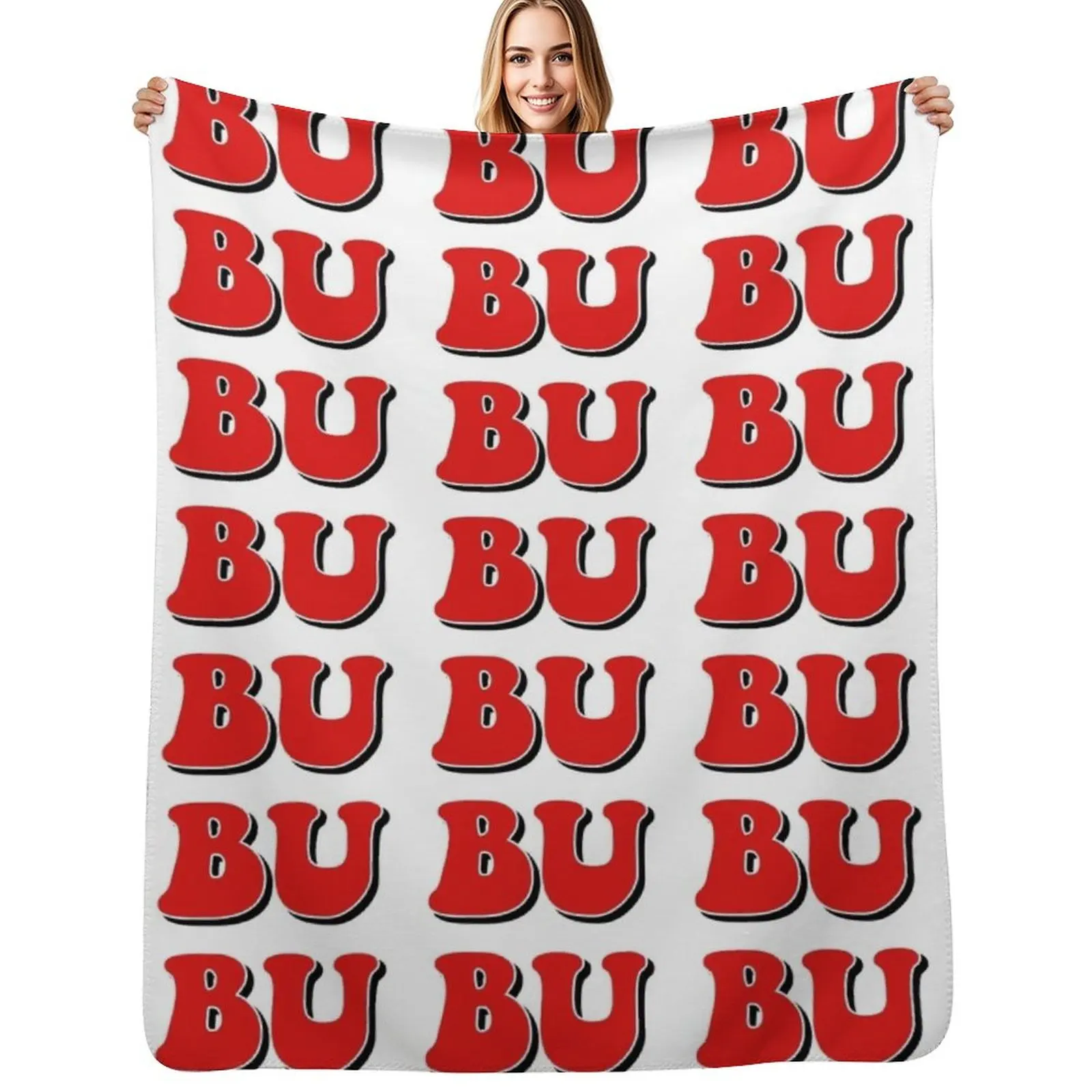 

BU Boston University Throw Blanket Tourist Hairys decorative cosplay anime Blankets