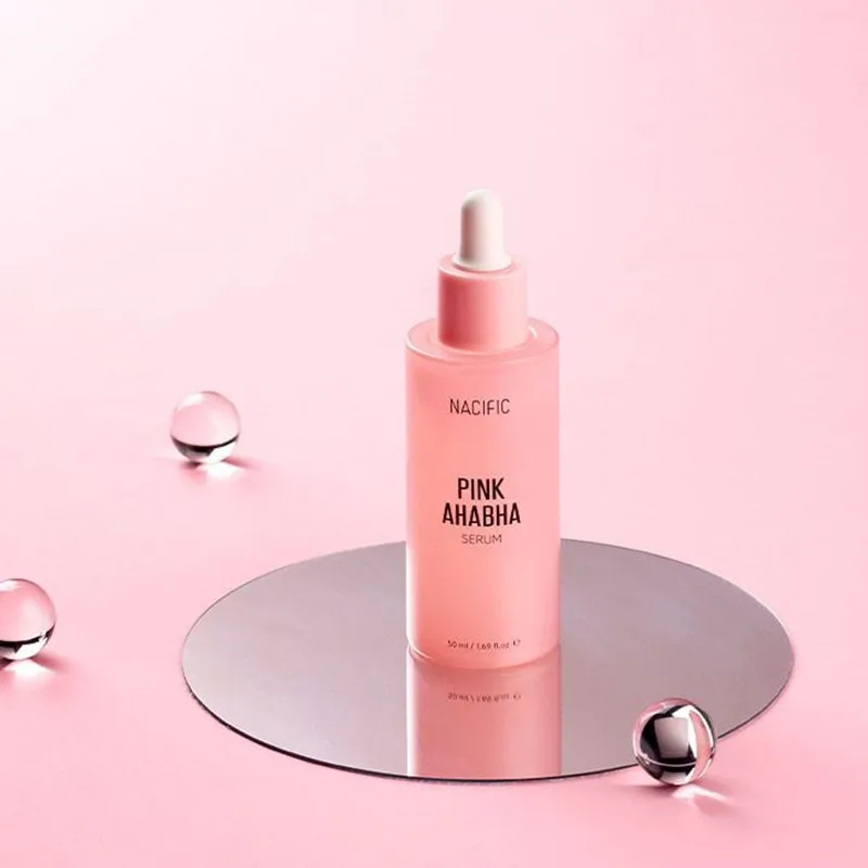 Nacific PINK AHABHA Serum Double Set (2pcs *50ml) Remove Dead Skin Cell Improve Tone Vitamin Mineral Promote Moisture Wrinkle