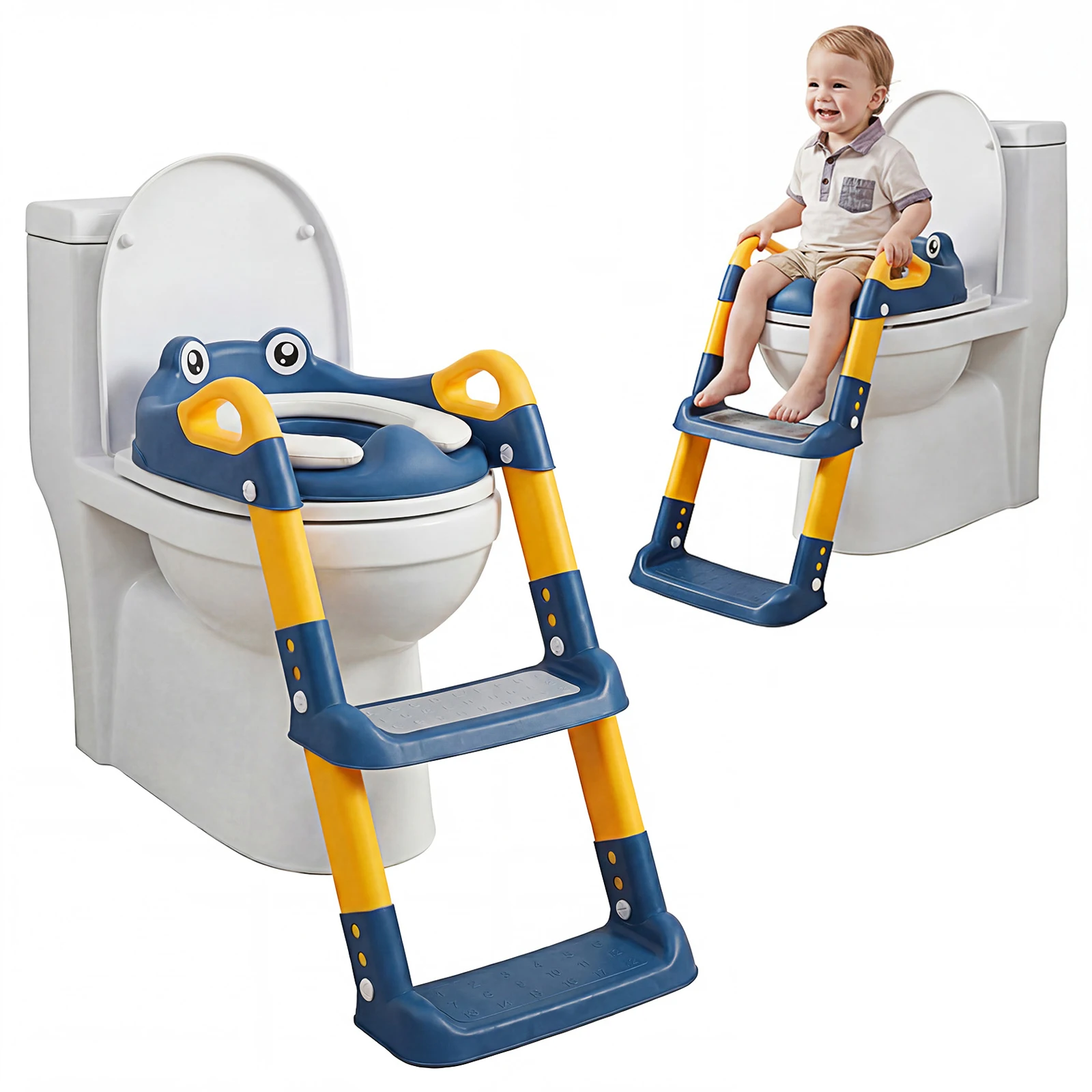 

Детская складная портативная лестница-сиденье для унитаза, вспомогательная лестница для малышей, унитаз-горшок для приучения к туалету