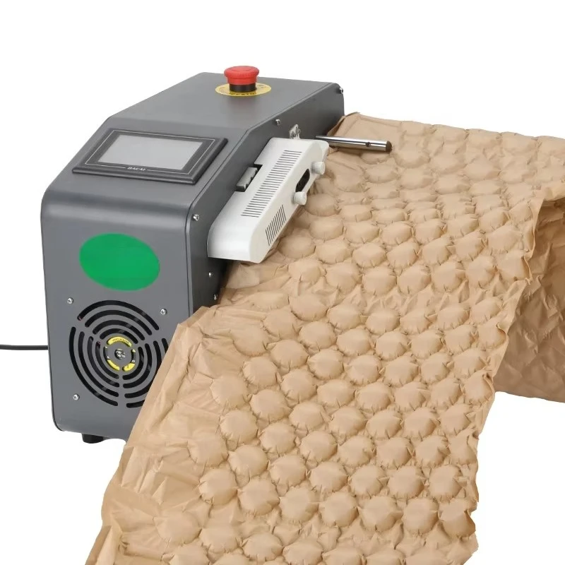China Factory Wholesale Kraft Air Paper Pillow Bubble Film Machine