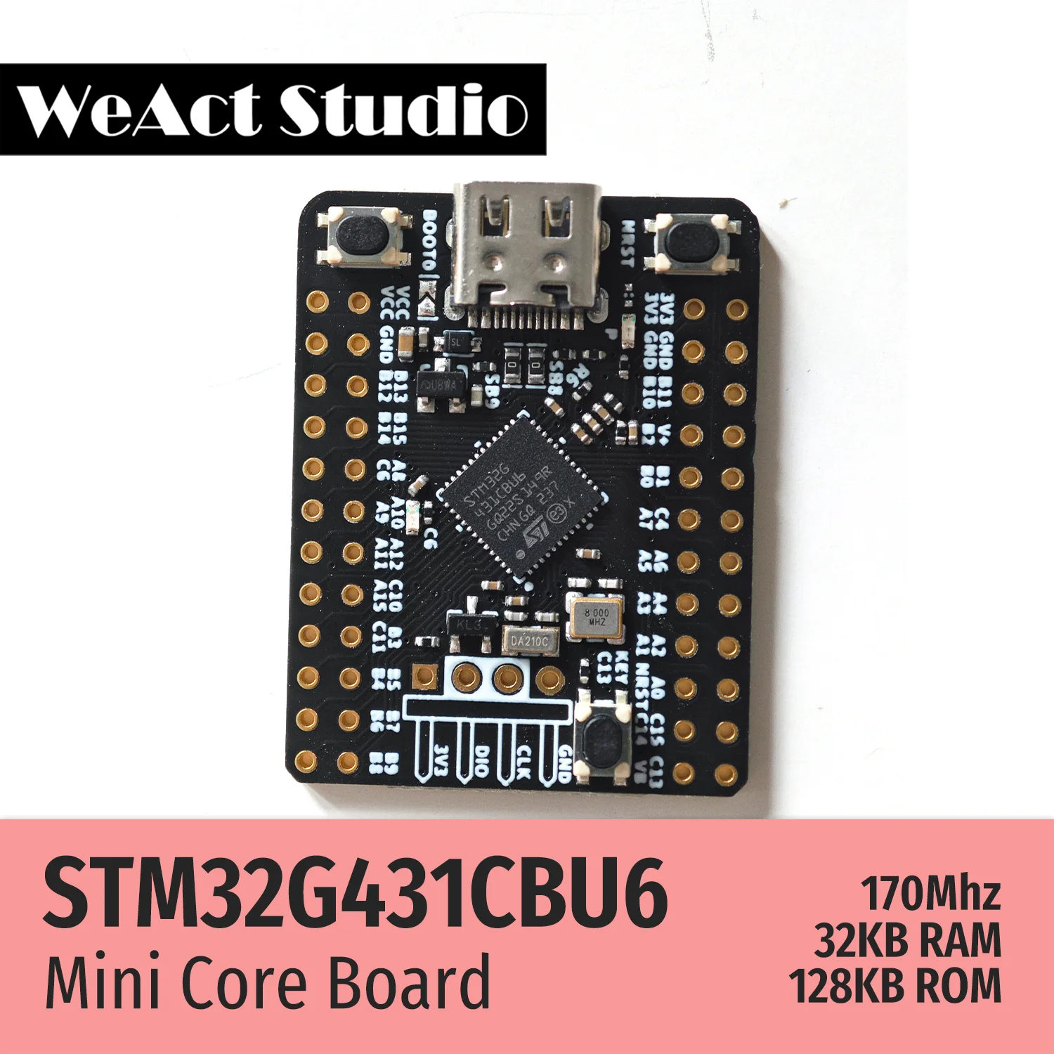 WeAct STM32G431CBU6 STM32G431 STM32G4 STM32 Core Board Learning Board Development