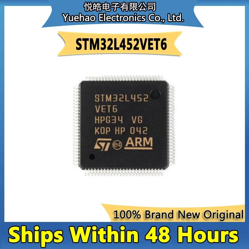 

New Original STM32L452VET6 STM32L452VE STM32L452 STM32L STM32 STM IIC MCU LQFP-100