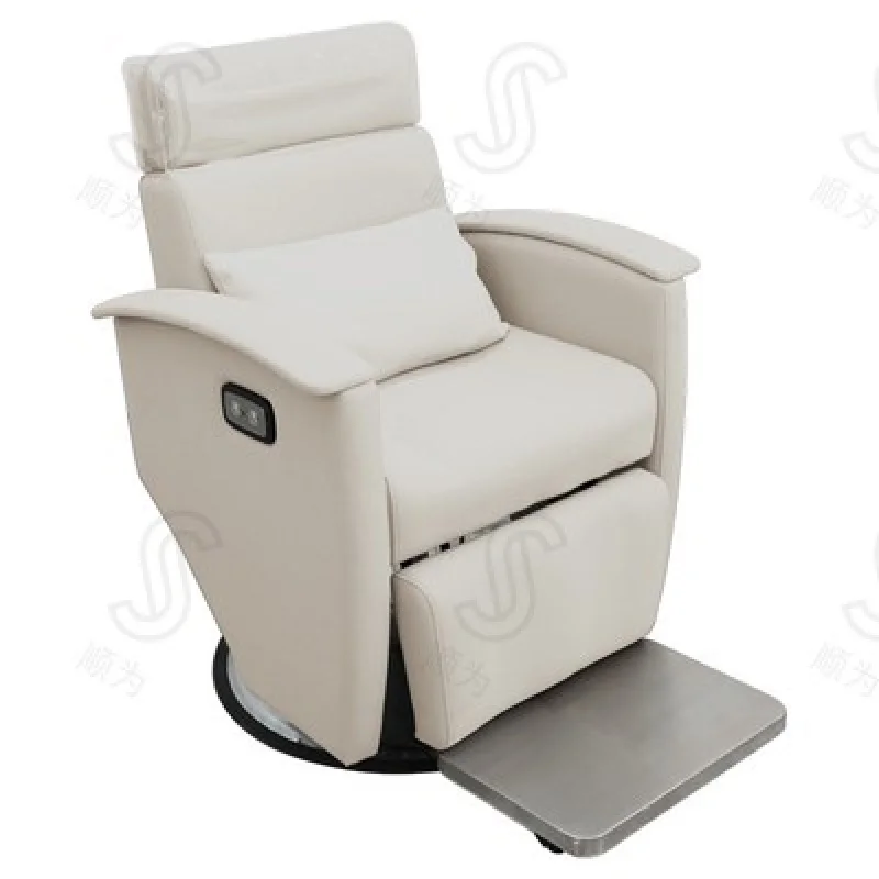 Barber Shop , -Specific Hairdressing , Stainless Steel Trendy Hair Salon Chair, Adjustable And Reclining, Customi