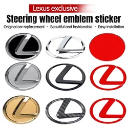 64mm 77mm electroplated high-end process metal steering wheel logo Stickers for LEXUS RX300 RX330 RX350 IS250 LX570 is200 NX RX