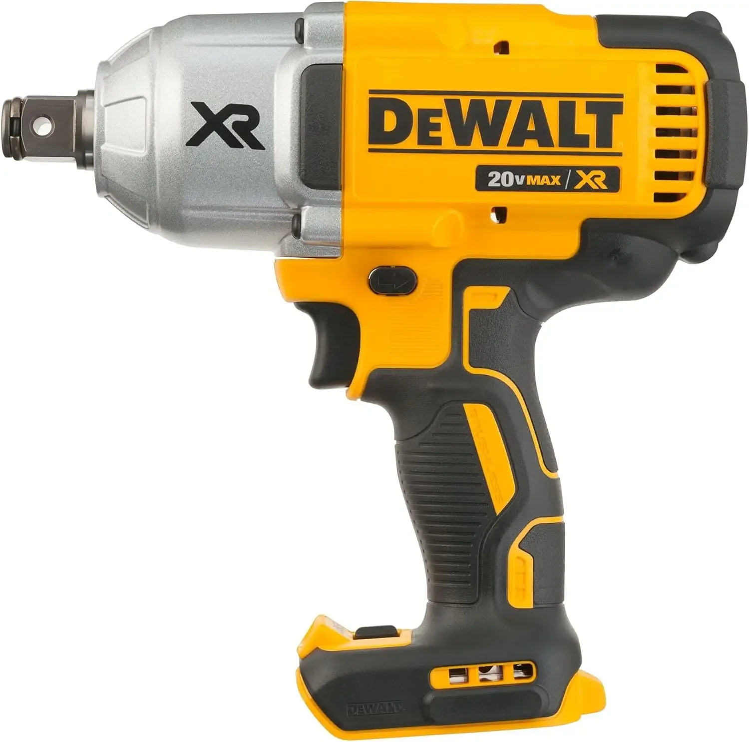 DEWALT kunci pas Dampak tanpa kabel, 20V MAX * XR dengan Pin cincin babi, 3/4 inci, hanya alat (DCF897B)