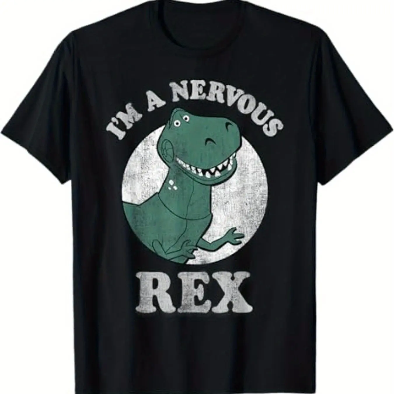 

Tyrannosaurus Rex Graphic Printing Summer Autumn Winter Pure Cotton Men's and Women's T-shirts Short Sleeves Luxury Outdoor