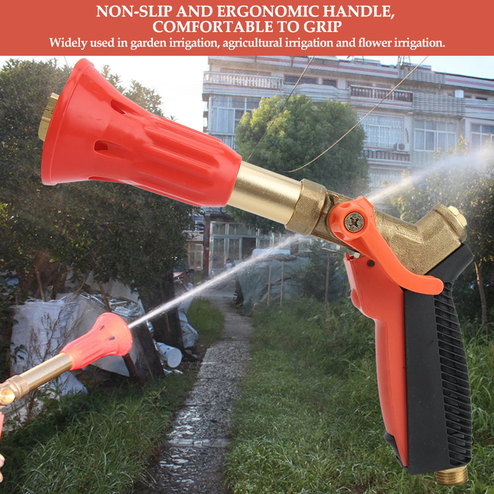 Garden Hose Sprayer Agricultural High Pressure Hose Sprayer Garden Spray Head Tree Sprinkling Watering Tool