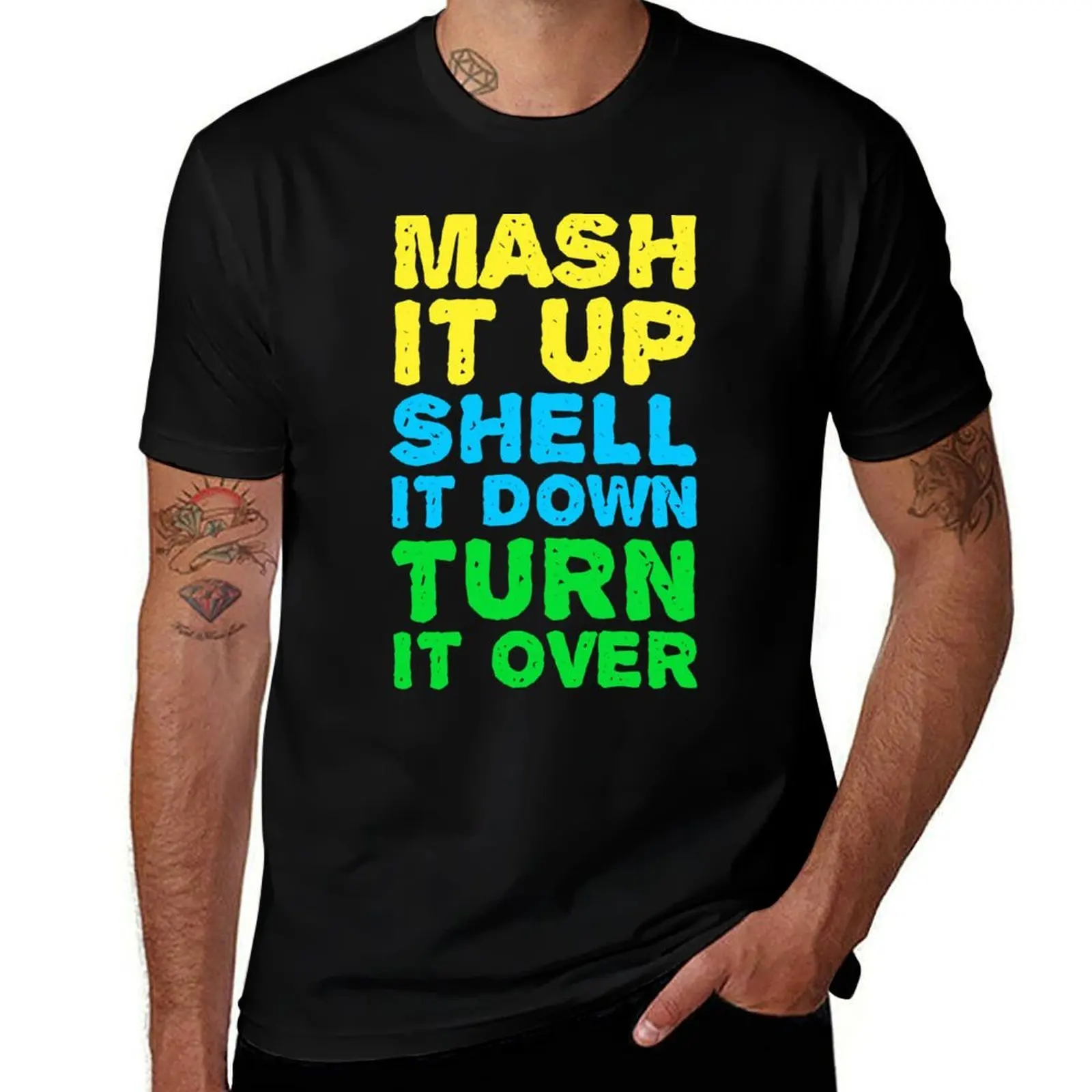 Soca 2020 Mash It Up Shell It Down Turn It Over Stage Soca T-Shirt Sun Block Outdoor T-Shirt