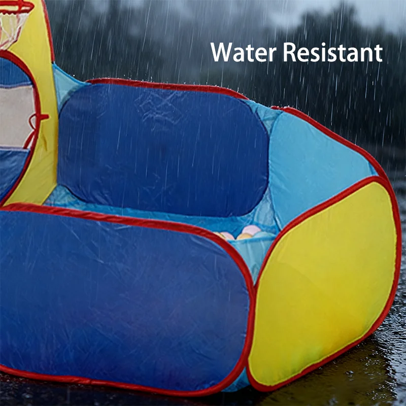 3In1 2,7 M Kinder Ball Pool mit Korb Tragbare Baby Pit Krabbeln Tunnel Ballon Laufstall Zelt Kind Indoor Outdoor garten Spielzeug Geschenk