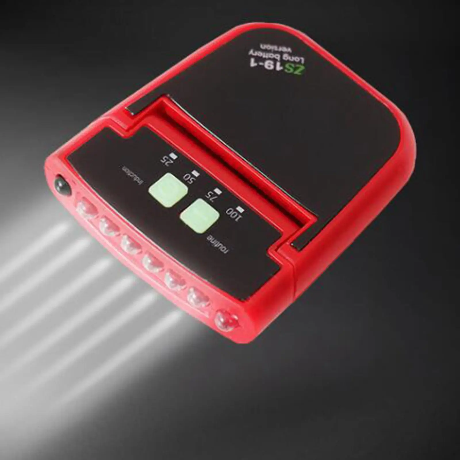 Waterproof LED Clip On Cap Light Rechargeable Lightweight And Rainproof Featured Hands-free