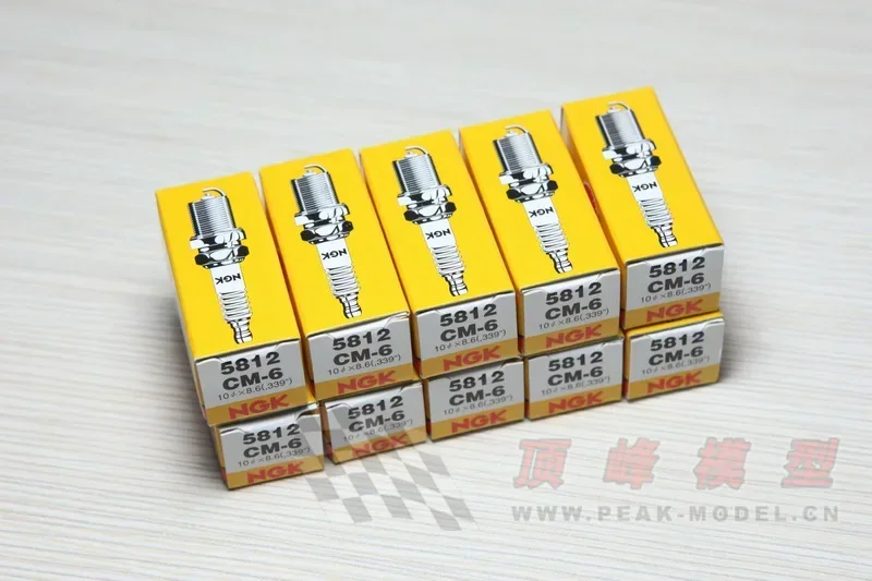 قابس مولد NGK الأصلي CM-6 متوافق مع محركات الغاز DLE RCGF NGH - قابس شرارة للسيارات