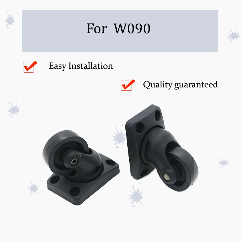 

For W090 Heavy-Duty Luggage Wheel Replacement—Super Durable Universal 360° Swivel Wheel Easy Installation Suitable
