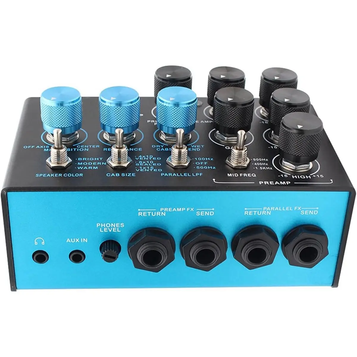 

2026 New Effects Pedal, Preamp and Equalizer with 3 Band EQ, Semi Parametric Mid, Parallel Signal Chain