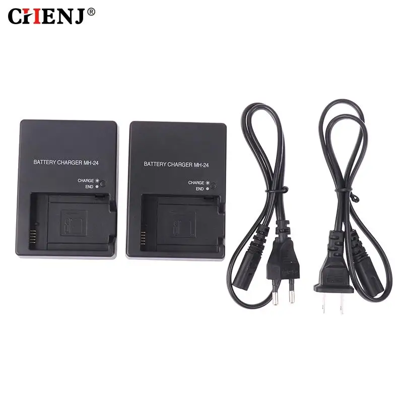 MH-24 Charger ForNikon EN-EL14 14a Battery P7000 P7100 D3100 D5100 D3200 Camera EU US Plug Power Cord Battery Charger