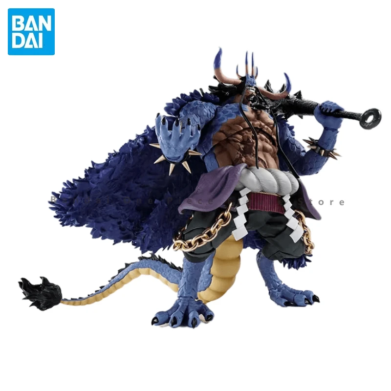 In Stock 100% Original Bandai S.H.Figuarts SHF Kaido Of The Beasts Human Beast Form Kaidou Anime Action Collection Figures Toys