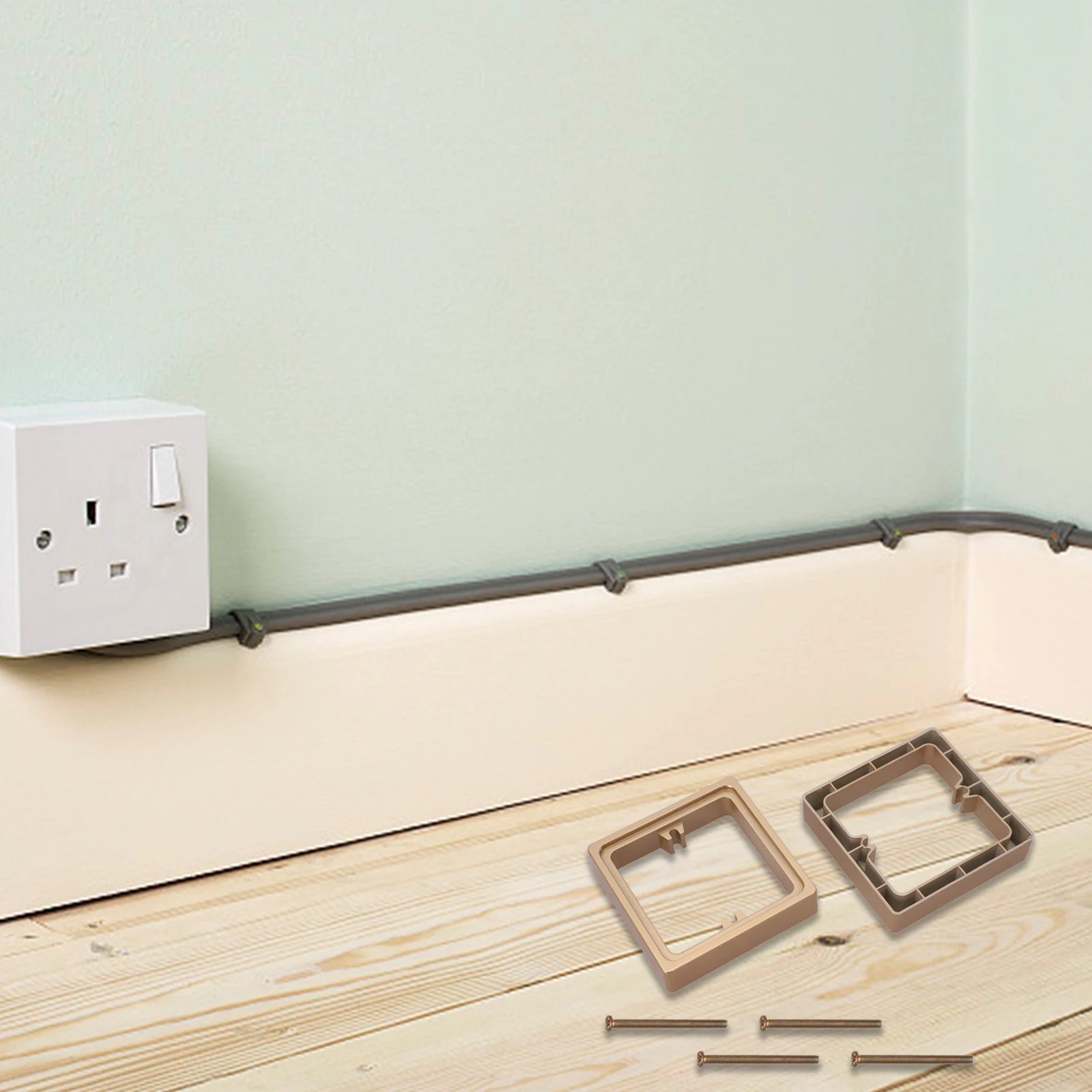For Low Depth Boxes Box Frame In Home Wiring For New Equipment Installations 0.78IN 20MM Robust ABS Construction