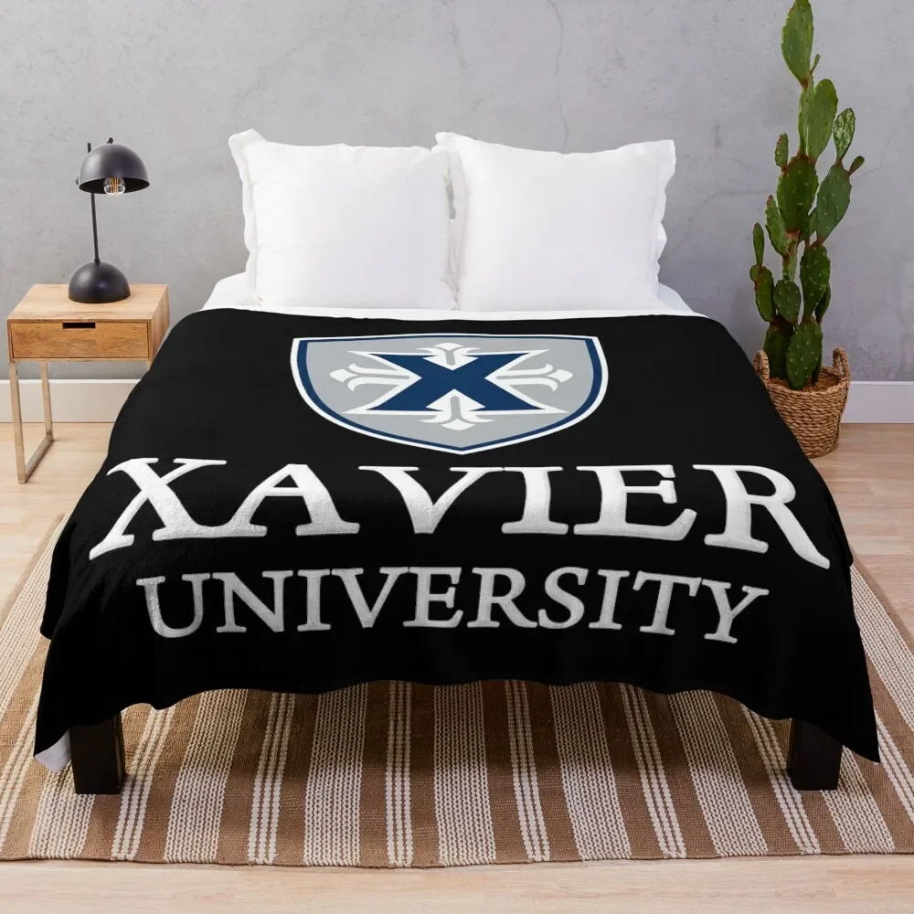 

Xavier University Throw Blanket halloween Giant Sofa cosplay anime Decoratives Blankets