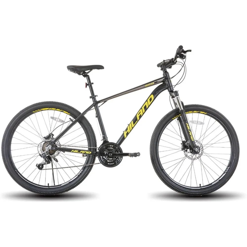 

2024 New 27.5 Inch Mountain Bike 21 Speeds, Lock-Out Suspension Fork, Aluminum Frame Hydraulic Disc-Brake for Adlut