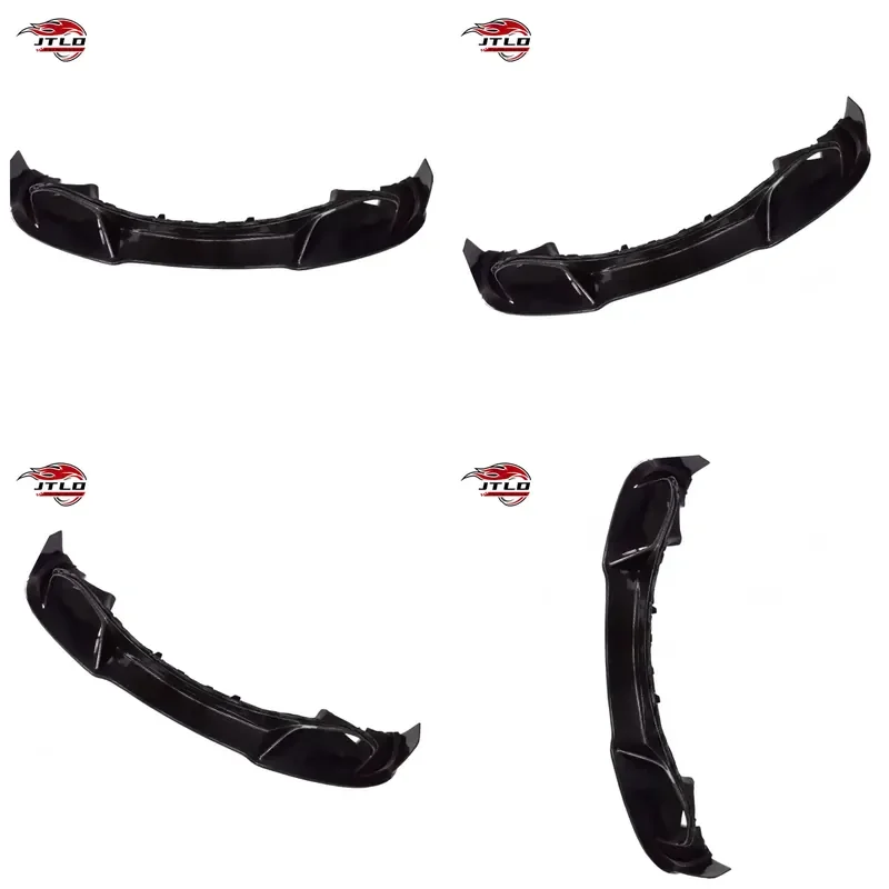 For McLaren 720S Dry Carbon Fiber Front Lip Bumper Edge Kit V Shaped Design Lightweight Aerodynamic Upgrade Competitive