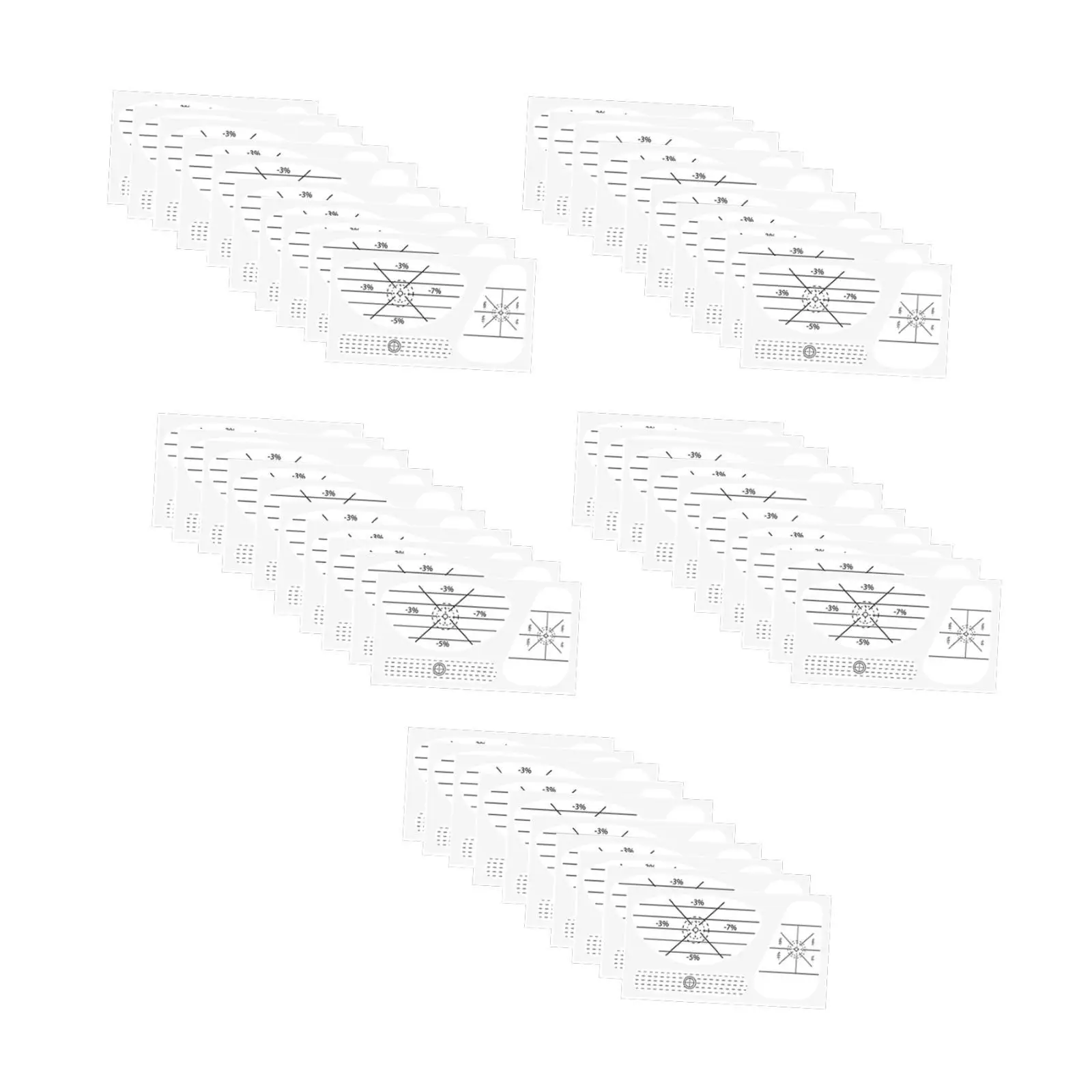 Golf Tape Labels Self Teaching Consistency Stickers Golf Practice Tool for Idea Golf Supplies Golfers Training
