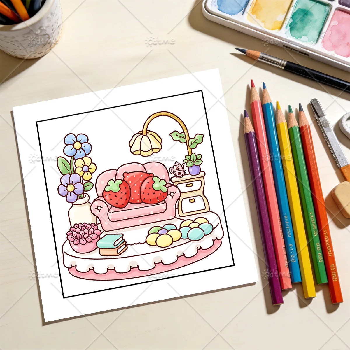 Cat Moments Malbuch für Erwachsene Einzigartiges Buch zur Entspannung Verbessertes Papier für komfortables Malen Perfektes Geschenk für Freunde – Detail 9