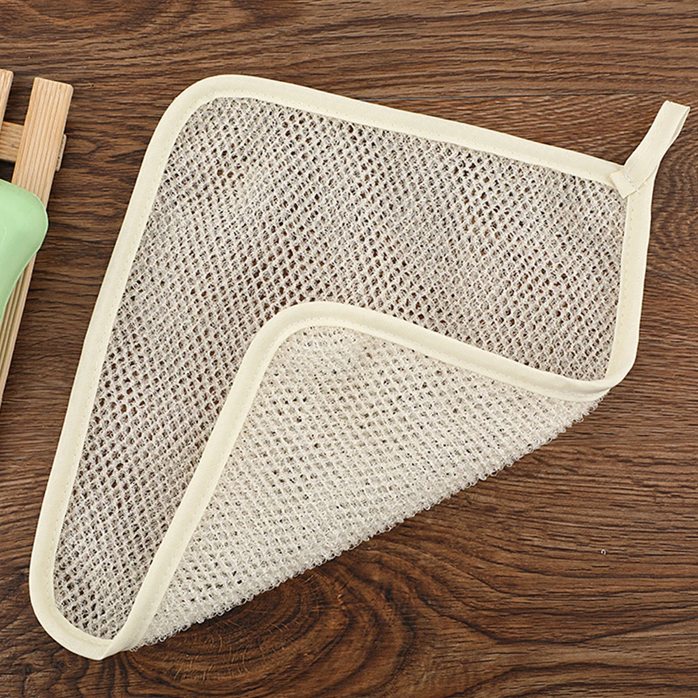 6 قطعة منشفة مقشرة نايلون ملحقات الاستحمام فرك الظهر منشفة لطيف الجلد الغسيل للوجه الجسم دش هدية #1